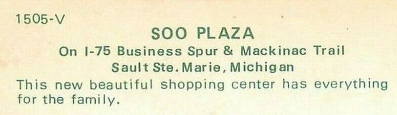 Knife & Fork Restaurant - Soo Plaza Aka Sault Plaza Postcard (newer photo)